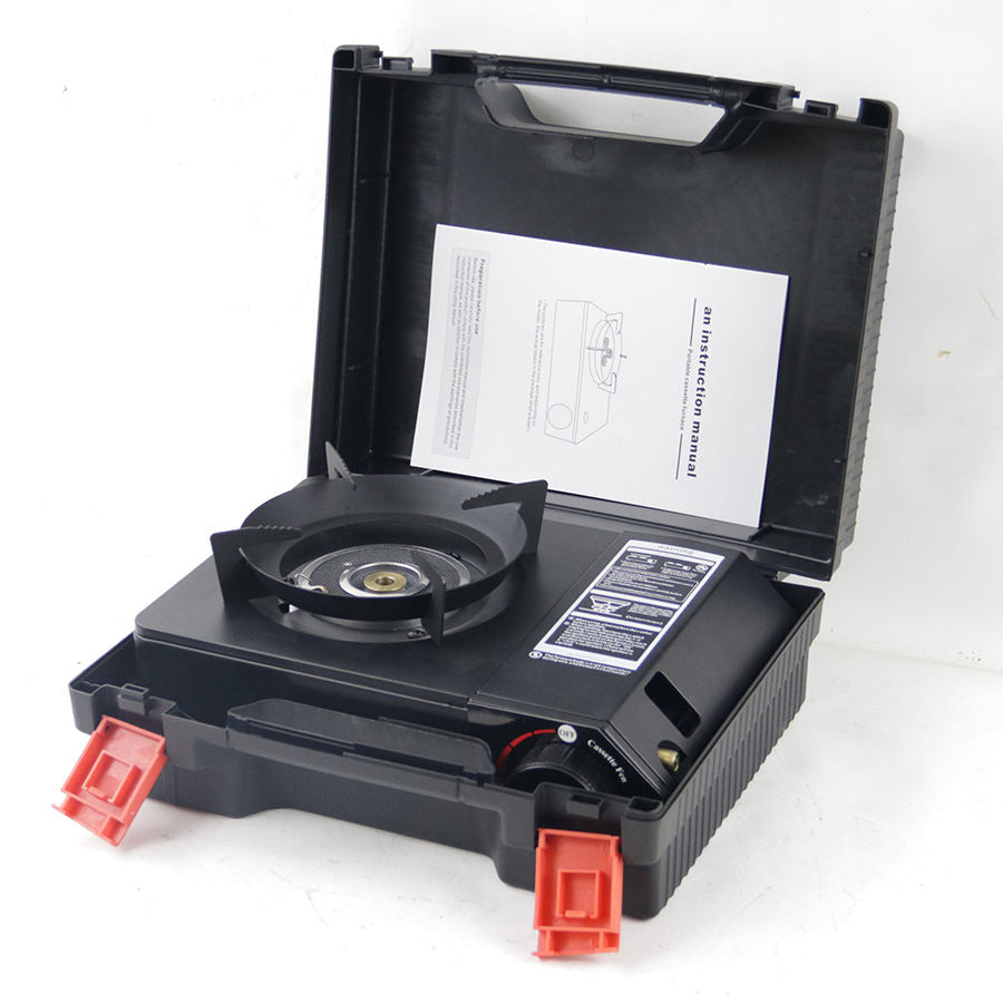 Portable Single Burner Gas Stove – LPG & Butane Camping Cooktop