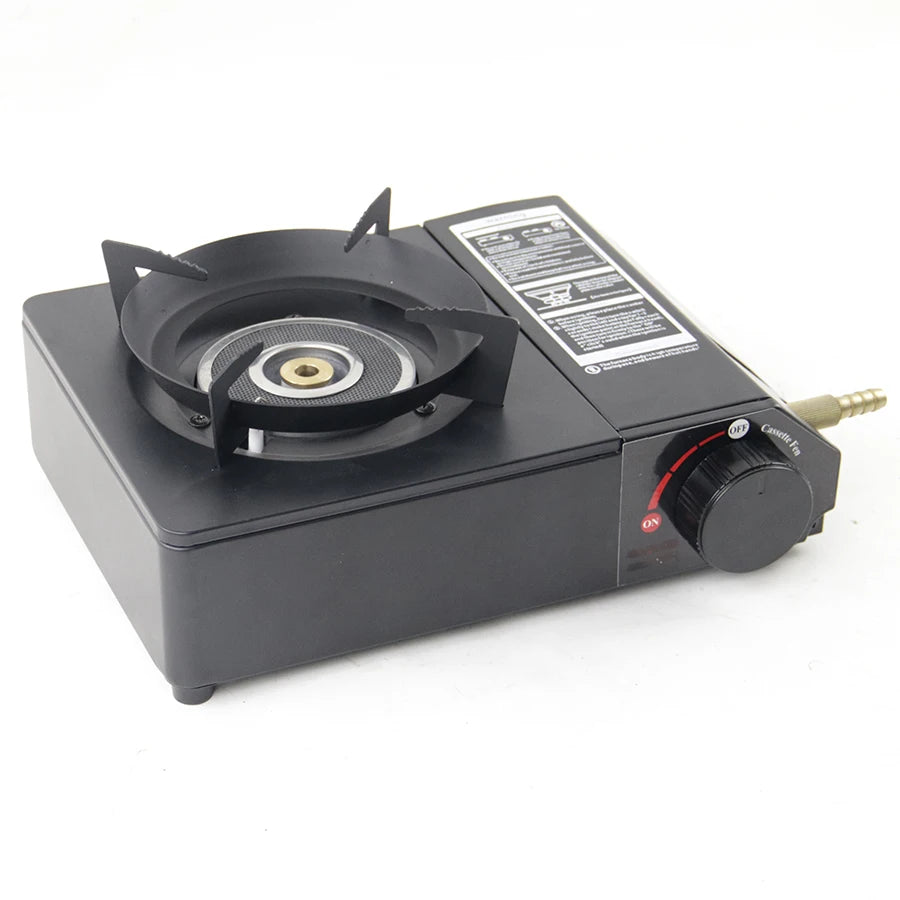 Portable Single Burner Gas Stove – LPG & Butane Camping Cooktop