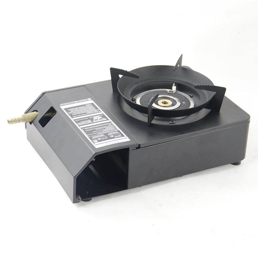 Portable Single Burner Gas Stove – LPG & Butane Camping Cooktop