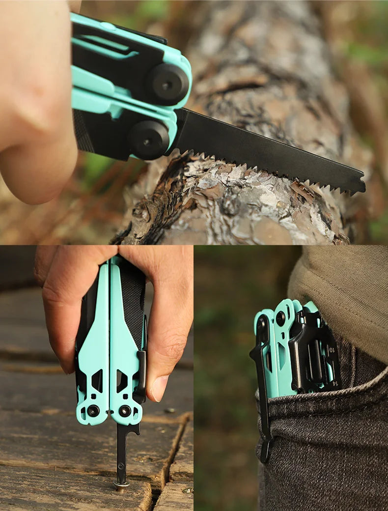 19-in-1 Stainless Steel Outdoor Multitool | Camping Monkeys