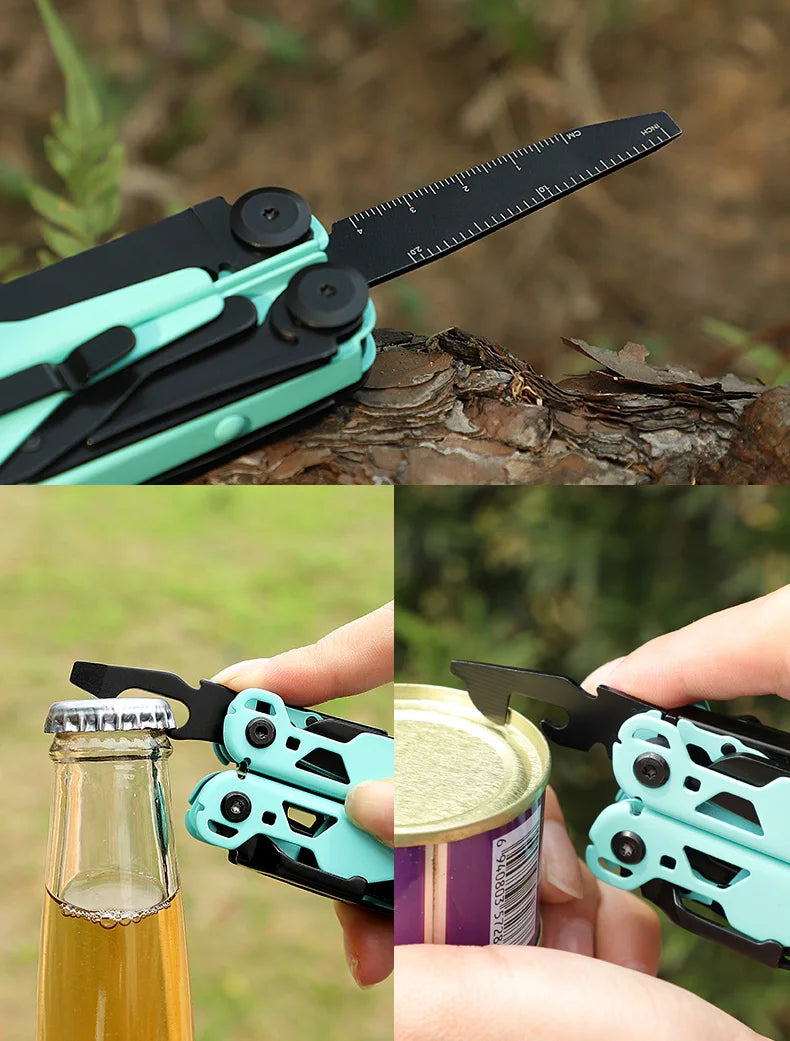 19-in-1 Stainless Steel Outdoor Multitool | Camping Monkeys