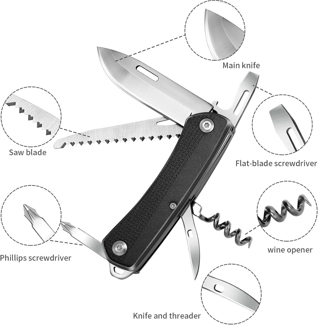 7-in-1 Multitool Pocket Knife | Camping Monkeys
