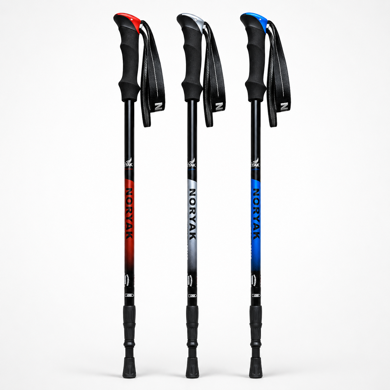 Noryak Aluminum Trekking Pole with EVA Handle