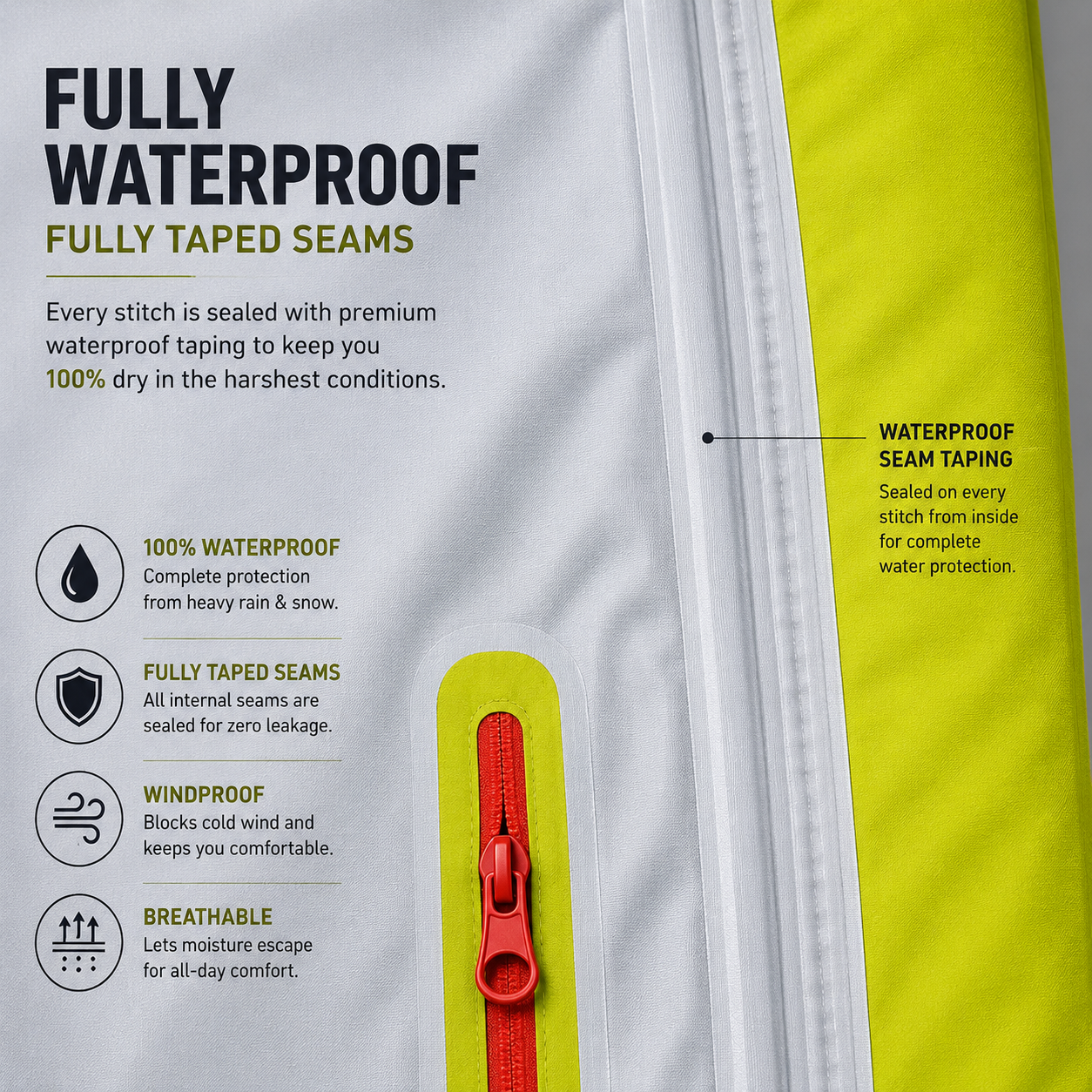 NORYAK Waterproof Shell Jacket