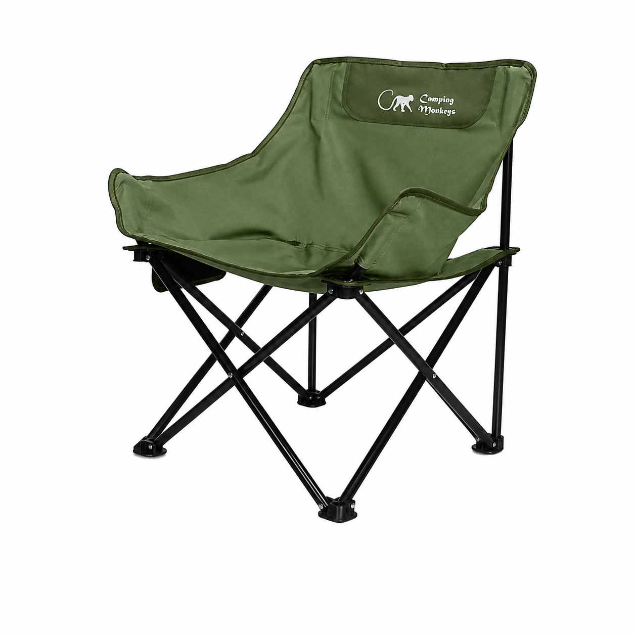 Camping Monkey Portable Moon Chair – Aluminum Folding Camping Chair