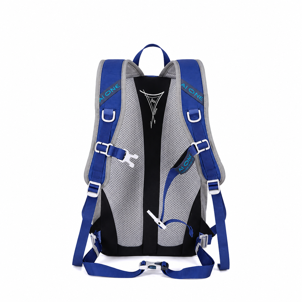 Ai One Outdoor Hiking Backpack 20L (Navy, Orange, Red & Teal)
