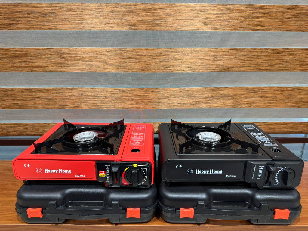 Portable LPG & Butane Gas Stove – Single Burner Camping Cooker