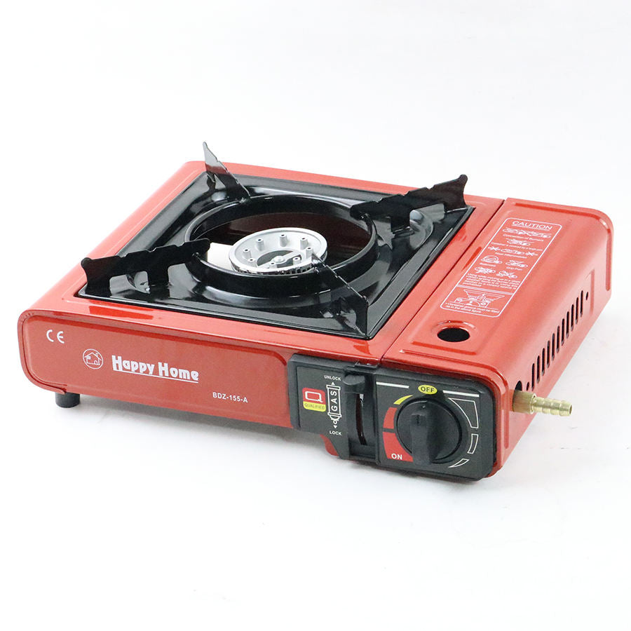 Portable LPG & Butane Gas Stove – Single Burner Camping Cooker