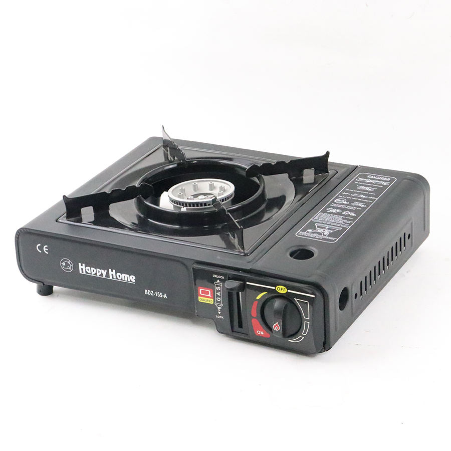 Portable LPG & Butane Gas Stove – Single Burner Camping Cooker