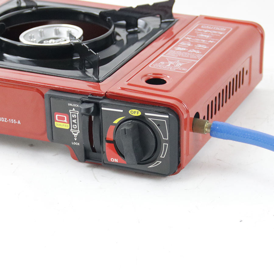 Portable LPG & Butane Gas Stove – Single Burner Camping Cooker