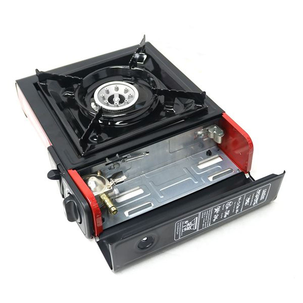 Portable LPG & Butane Gas Stove – Single Burner Camping Cooker