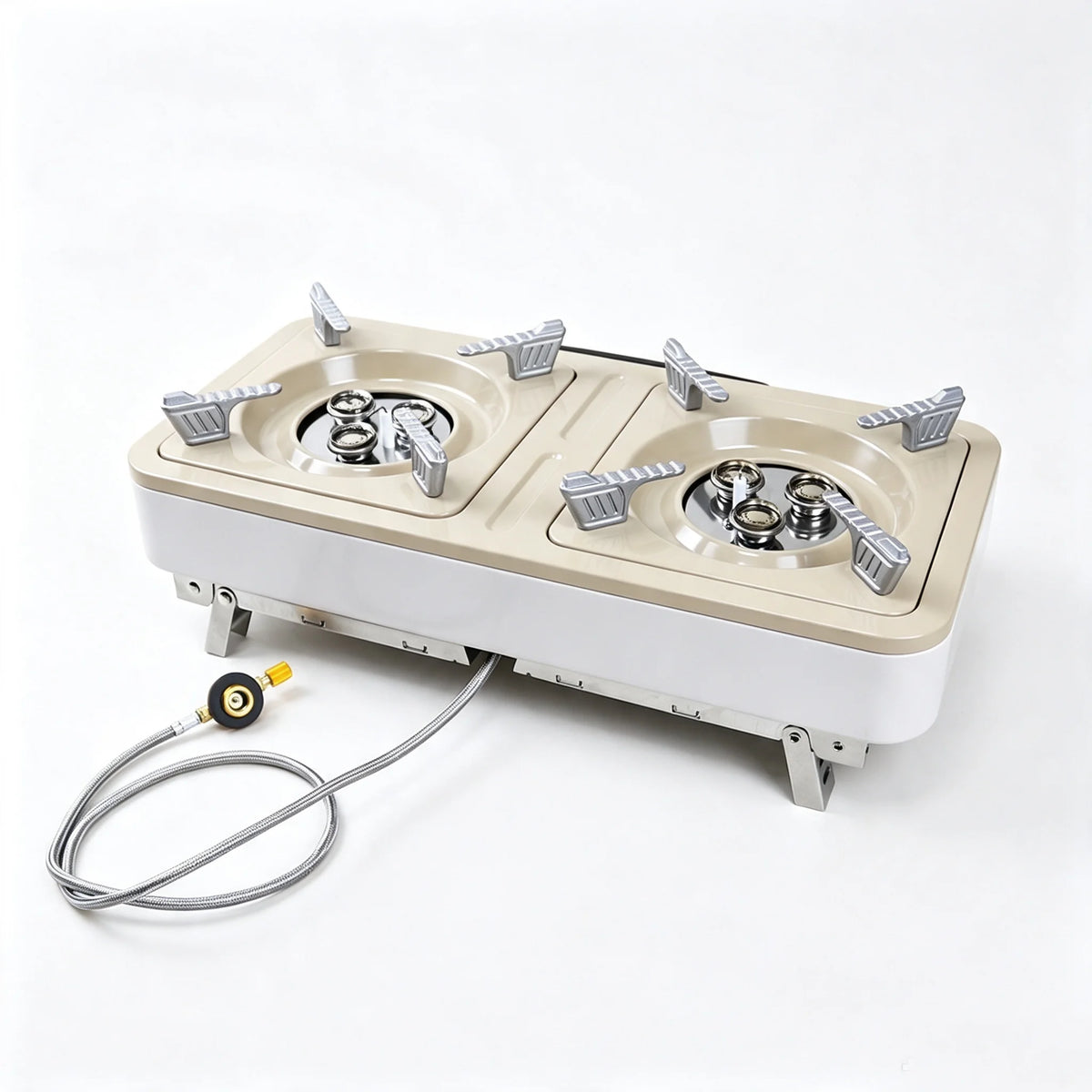Portable Double Burner Camping Gas Stove