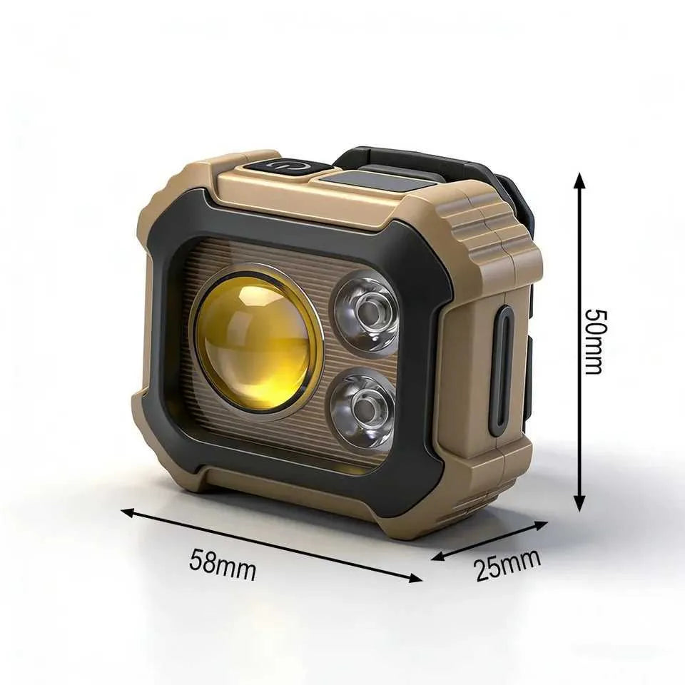 Multipurpose Rechargeable LED Headlamp Type-C