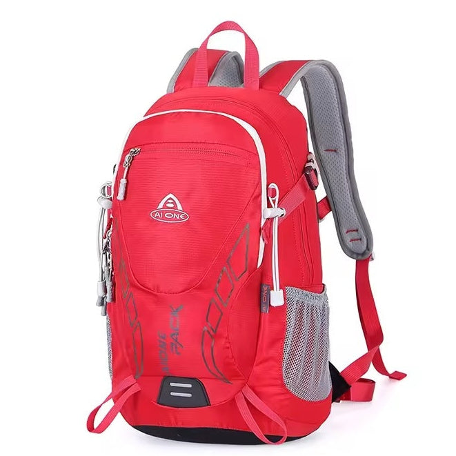 Ai One Outdoor Hiking Backpack 20L (Navy, Orange, Red & Teal)