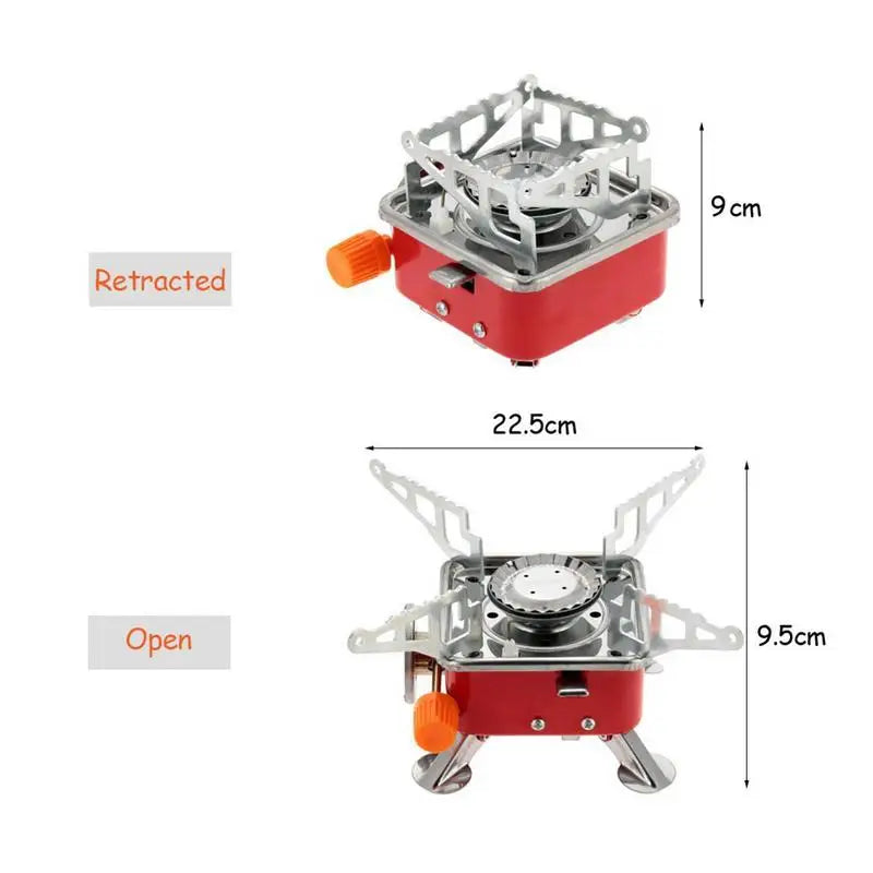 Camping Stainless Steel Gas Stove Ultra Light