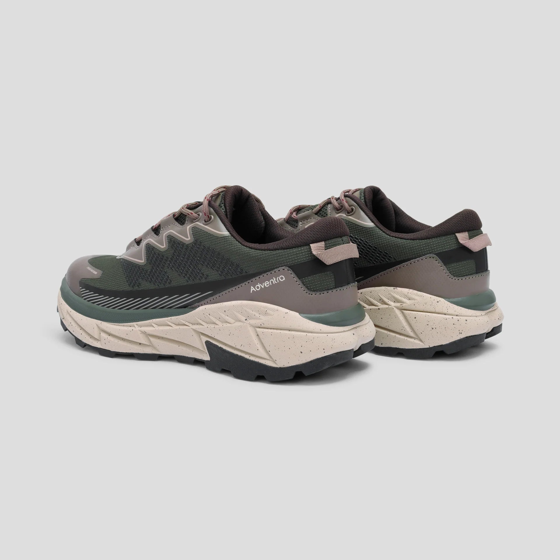 Adventra Men Trail Running Ultra Grip Lightweight Shoes (TR2011) Green