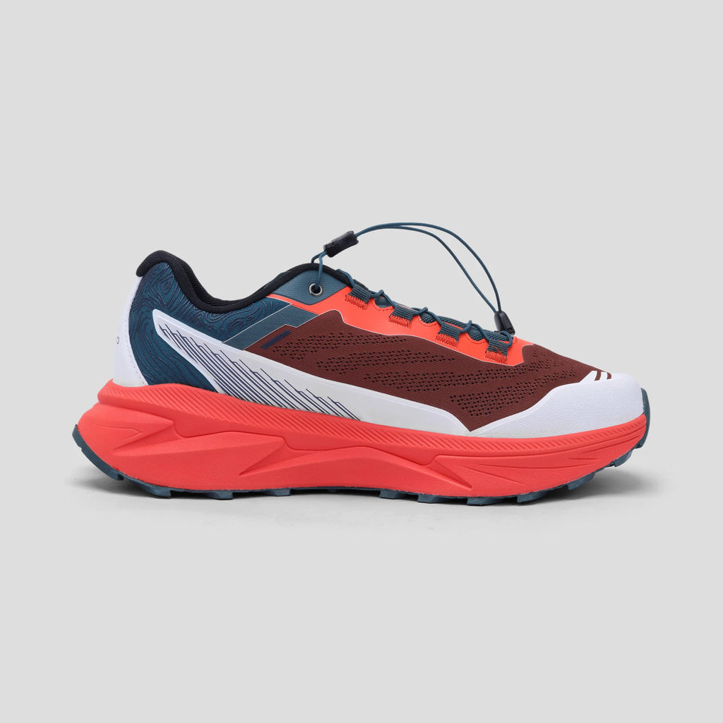 Adventra Men Trail Running Ultra Grip Lightweight Sports Shoes (TR2012) Orange-Red