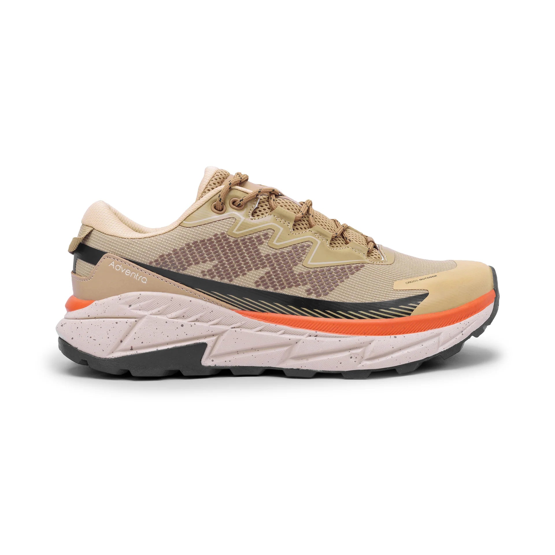 Adventra Men Trail Running Ultra Grip Lightweight Shoes (TR2011) Beige