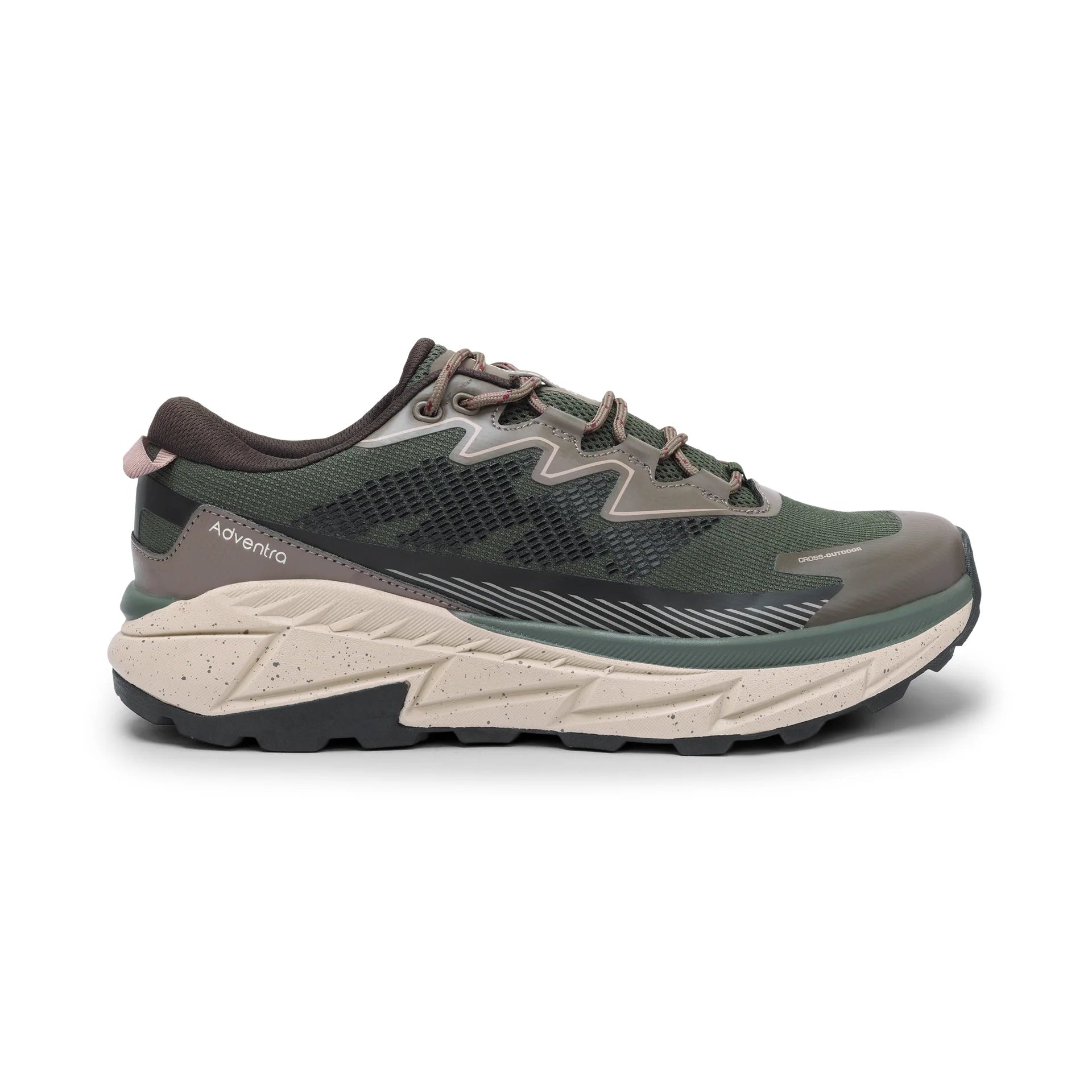 Adventra Men Trail Running Ultra Grip Lightweight Shoes (TR2011) Green