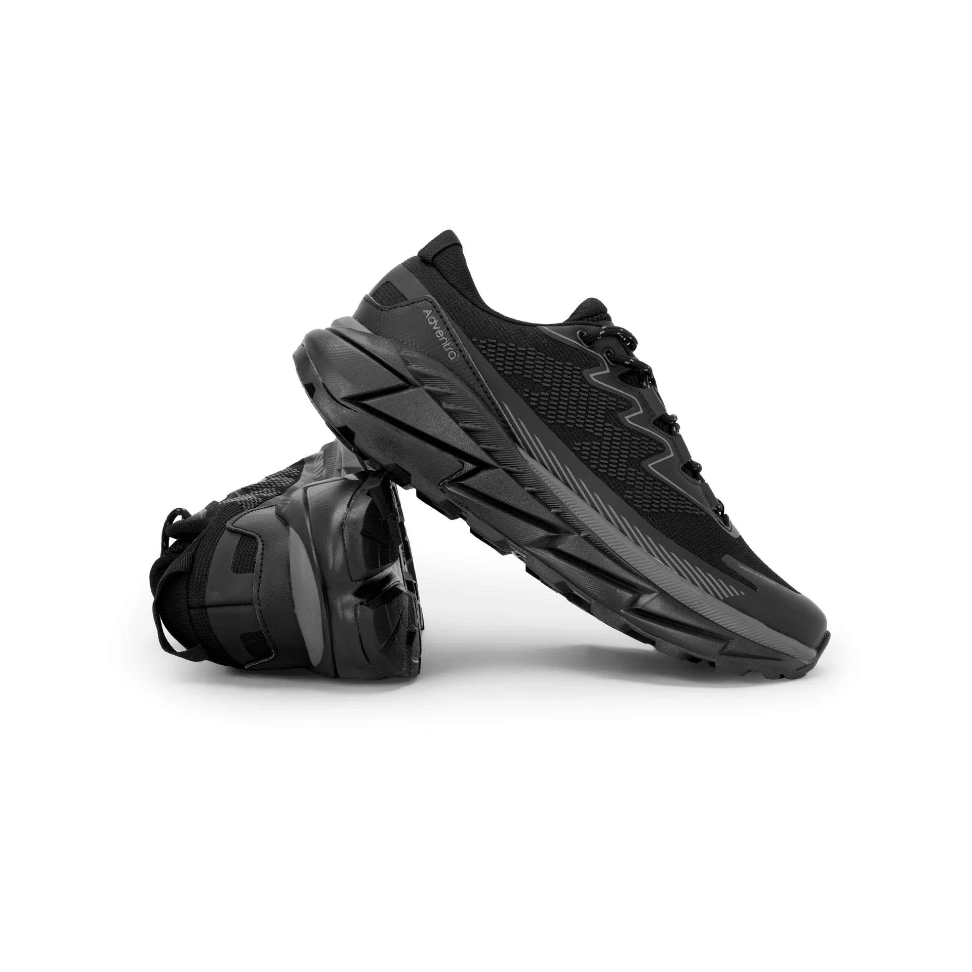 Adventra Men Trail Running Ultra Grip Lightweight Shoes (TR2011) Black