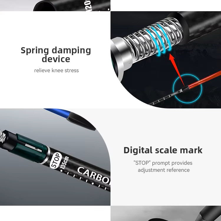 Noryak Aluminum Trekking Pole with EVA Handle