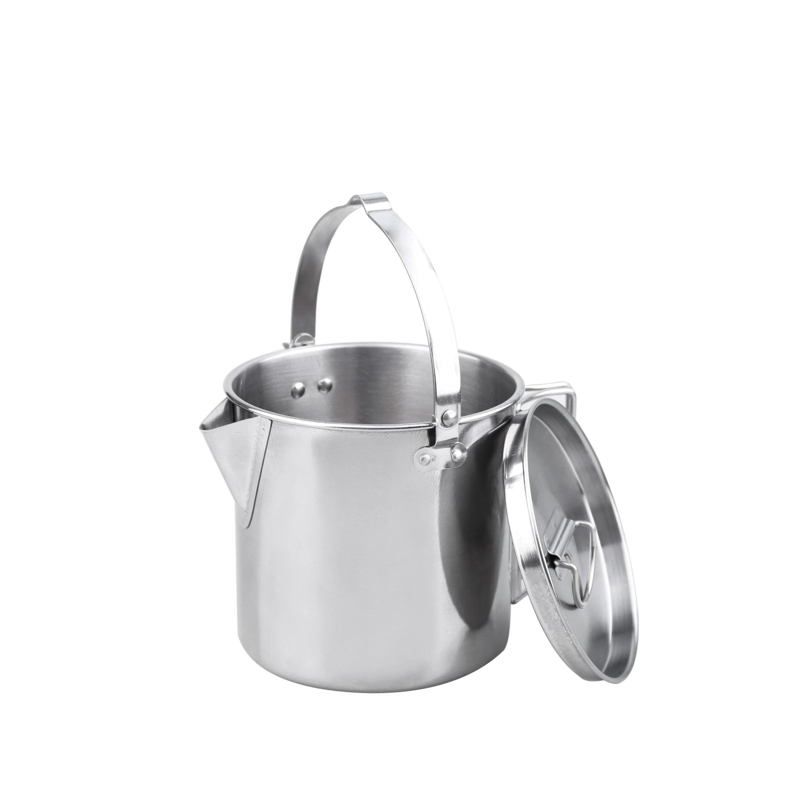 1.2L Stainless Steel Outdoor Kettle/Tea & Coffee Pot