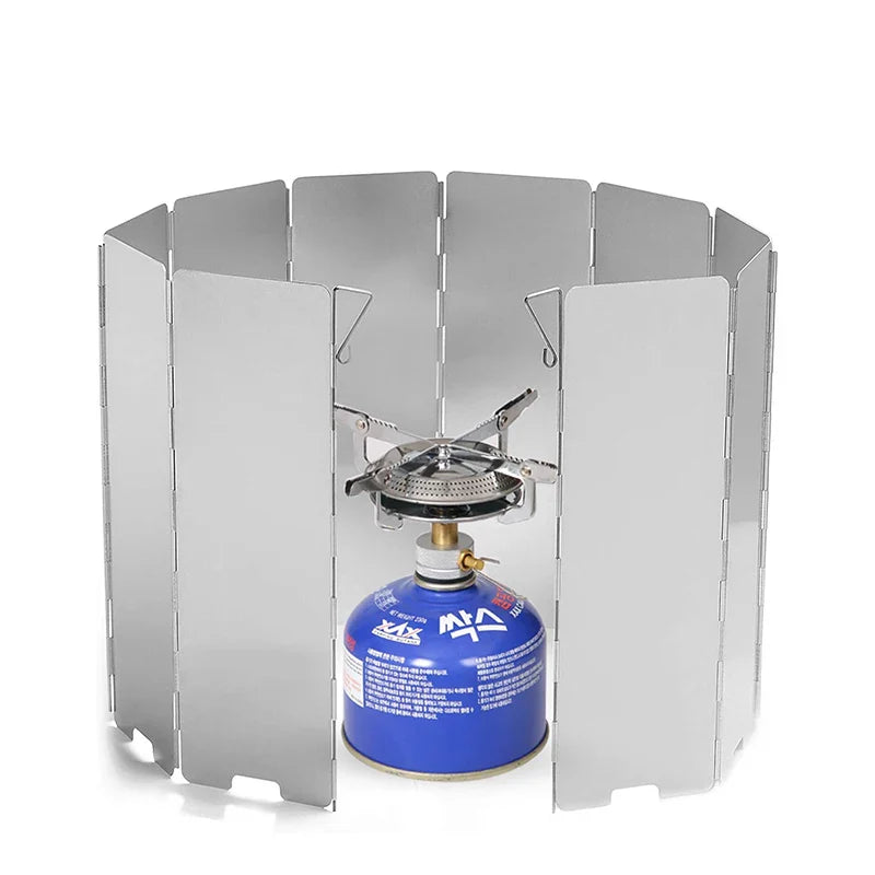 Aluminum Folding Windshield for Stoves