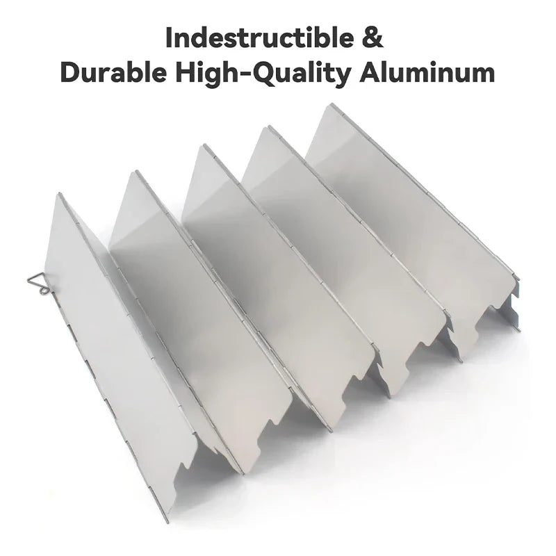 Aluminum Folding Windshield for Stoves