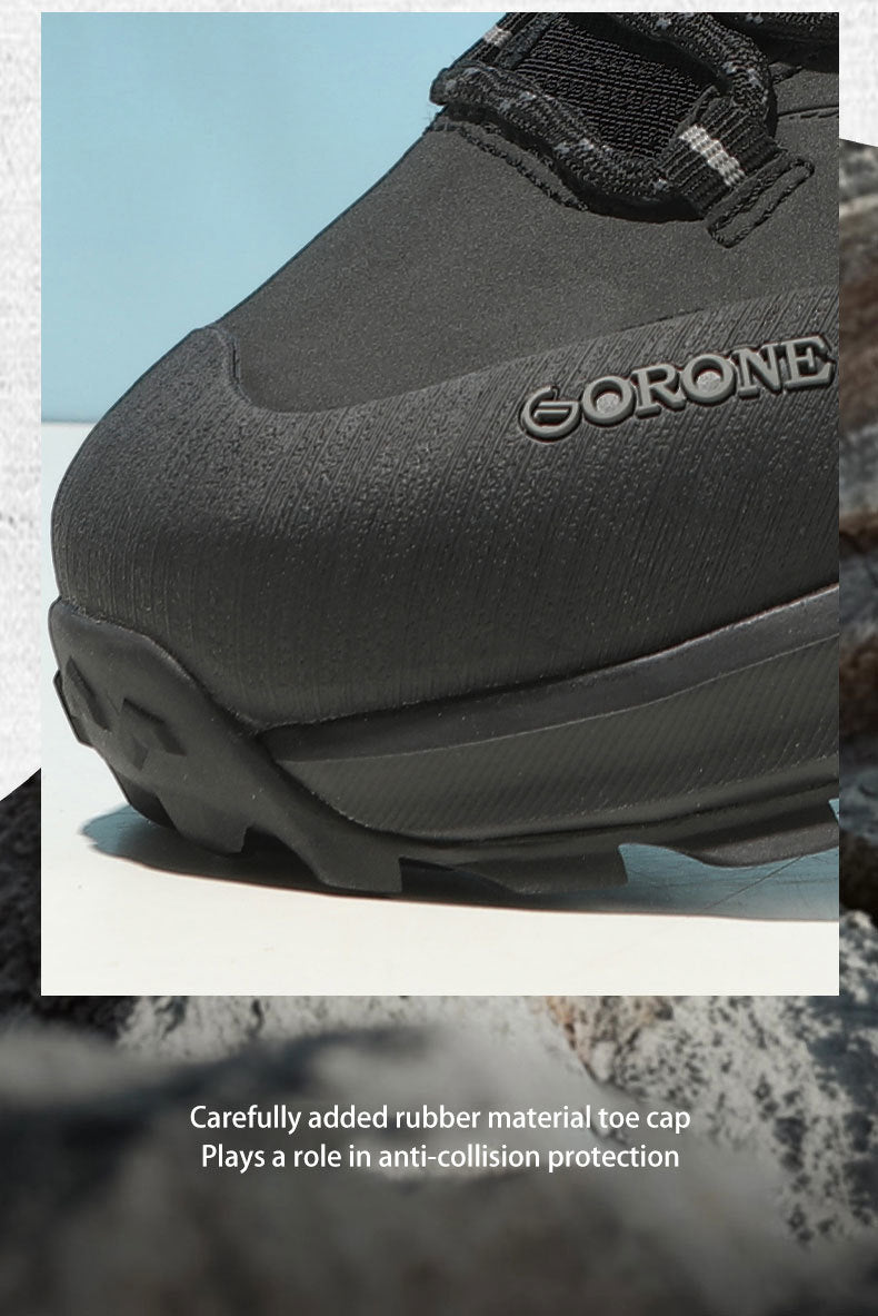 Gornornie waterproof hiking shoes rugged outsole detail