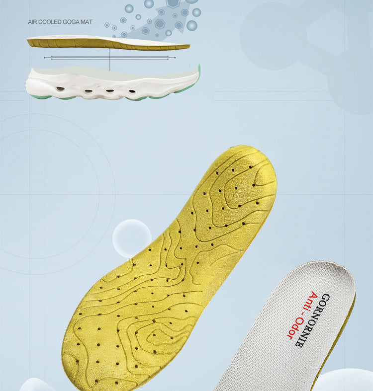 Gornornie Unisex Non-Slip Runner Shoes(Black Grey)