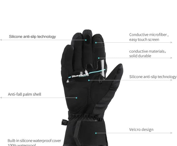 Waterproof Winter Riding Gloves