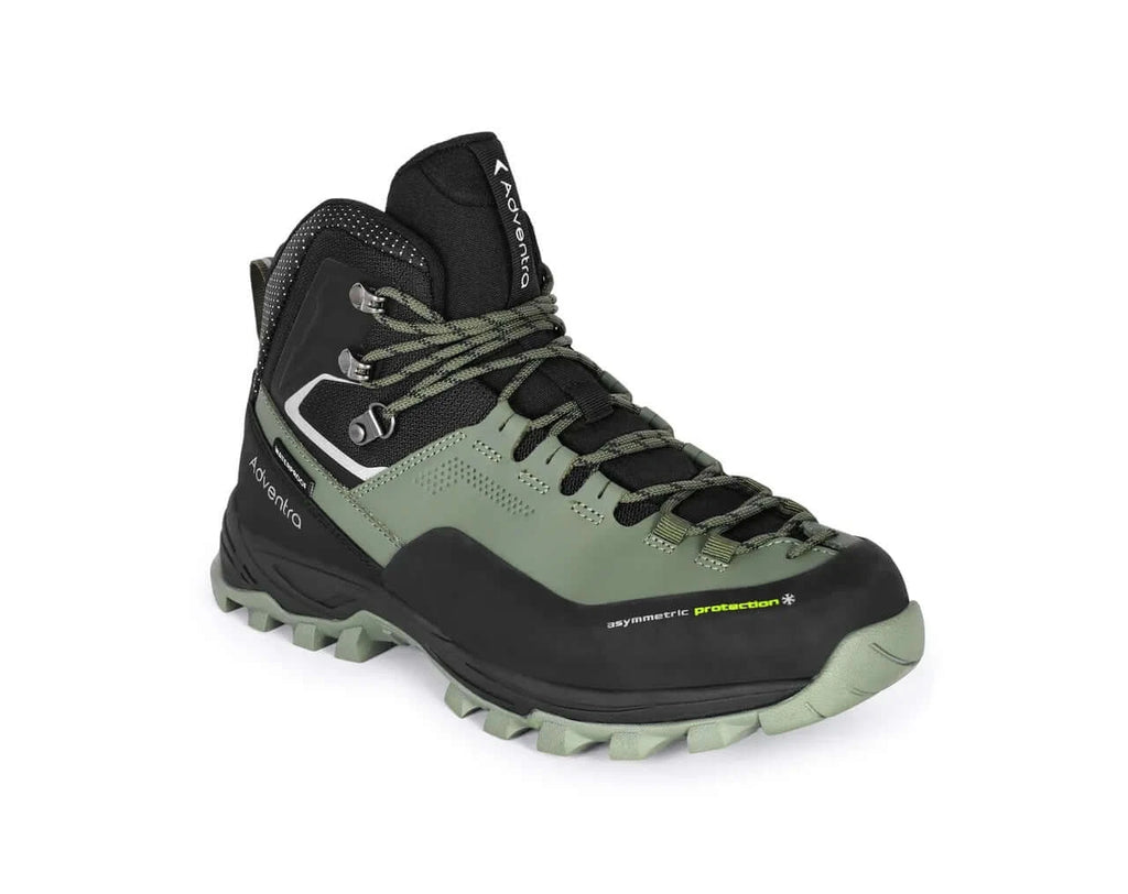 Men’s Warm and Waterproof Winter Hiking Mid Ankle Boots WH1106 Uniform Green