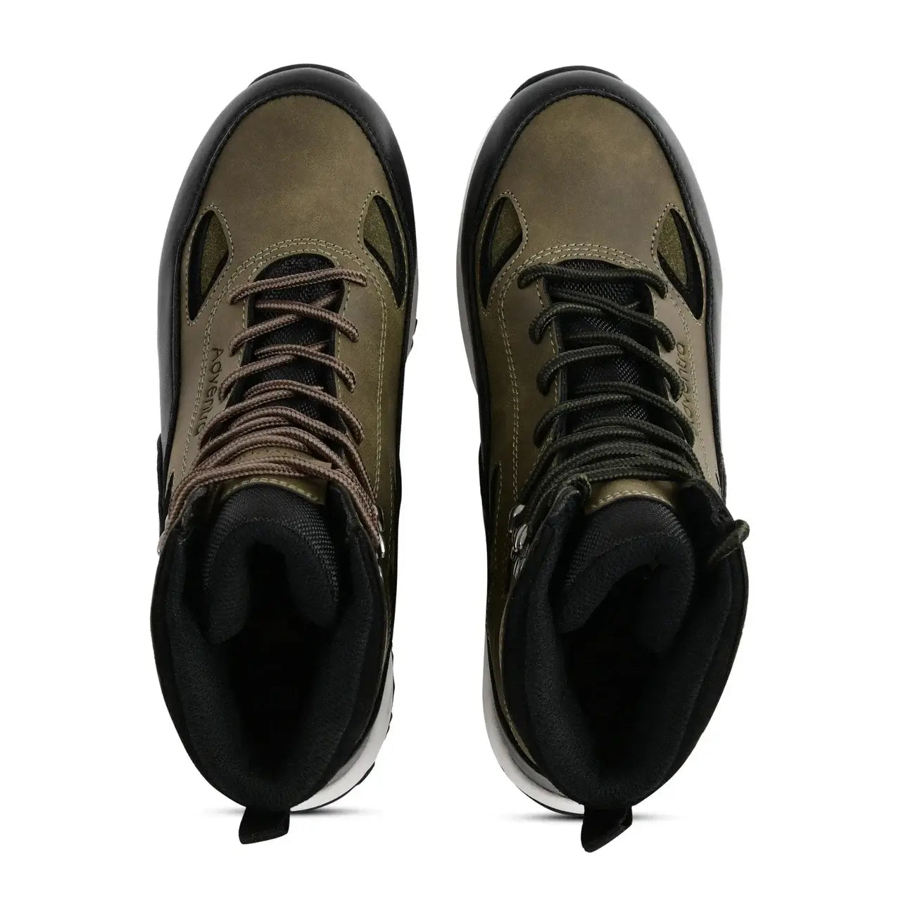 Men Waterproof Trekking Shoes Mid-High Ankle ET 1105 Uniform Green