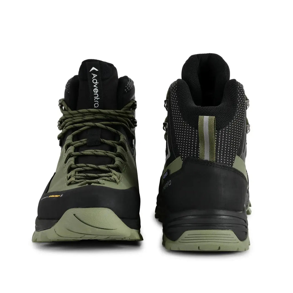 Men’s Warm and Waterproof Winter Hiking Mid Ankle Boots WH1106 Uniform Green