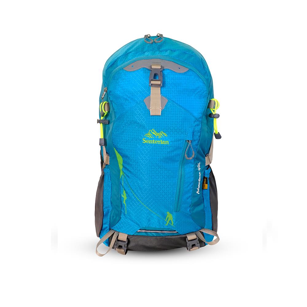 Senterlan Adventure 40L Backpack (Black, Red & Blue)