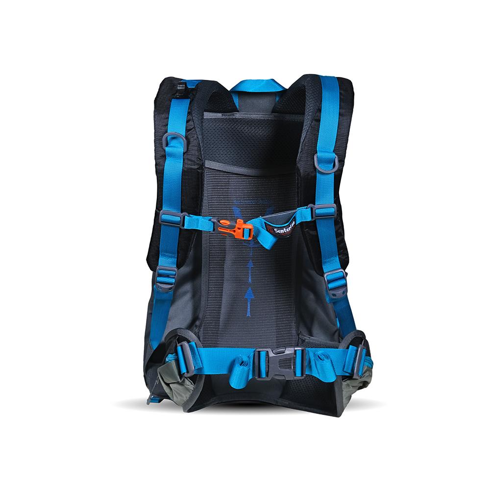 Senterlan Adventure 40L Backpack (Black, Red & Blue)